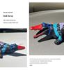 Colorful Resin Crocodile Ornament for Living Room or Office Decor