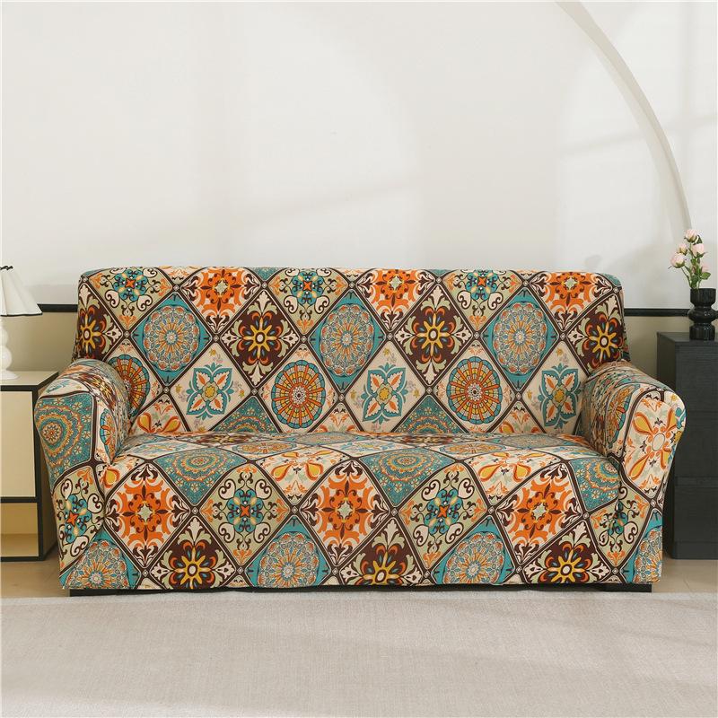 All inclusive Elastic Sofa Cover Cushion Printed Elastic Tight Cover All Inclusive Fabric Sofa Cover Universal