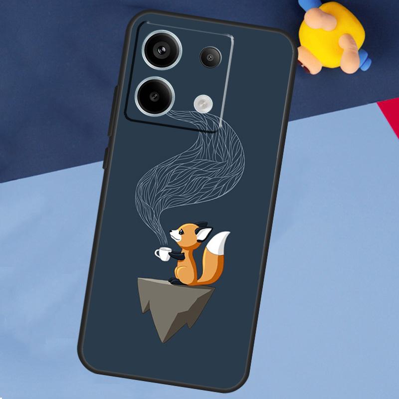 Fox Animal Pattern Case for Xiaomi Redmi 13C 12C 10C 10A 9C Note 12 13 10 8 9 11 Pro 12S 10S 11S Phone Cover