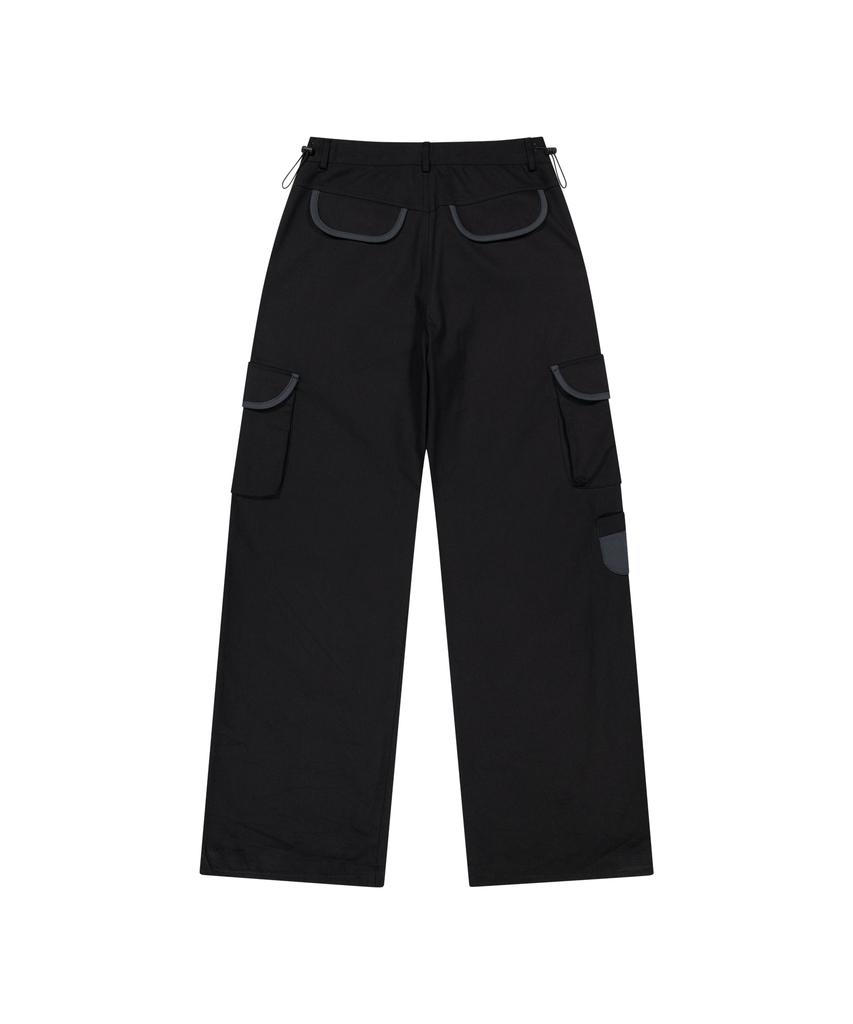 Tansanmageunesyum Juyoung X Tansan Wide Ringer Cargo Pants (Black)