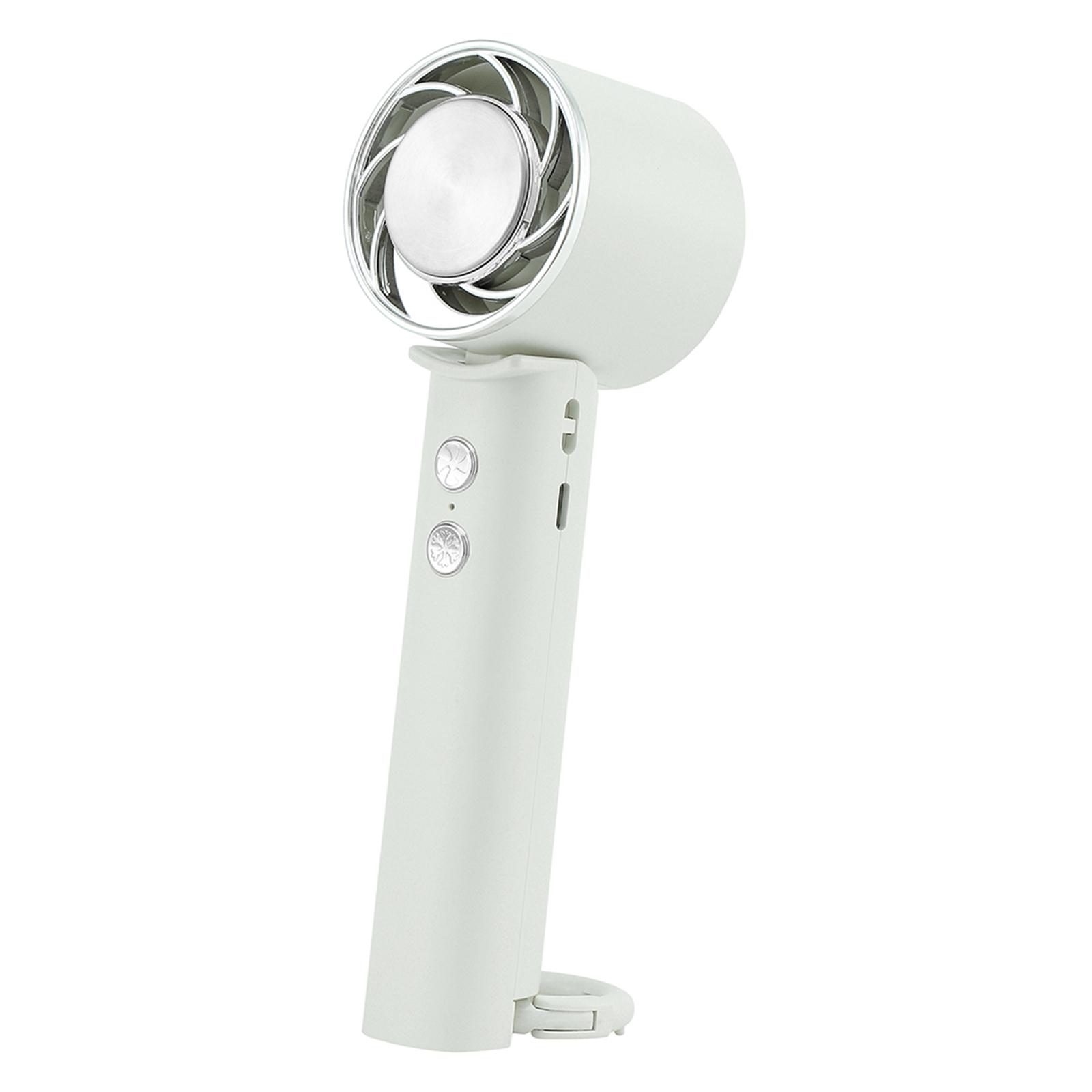 

WT15 Portable Mini Cooling Fan Cold Compress Handheld Foldable Fan with Carabiner Light Green