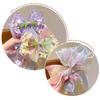 Oversized Jumbo Organza Bowknot Beaded-streamer Tulle Ribbon Streamers  Recitals