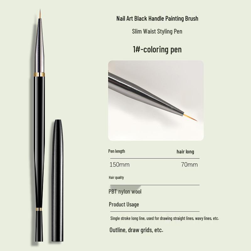 

Кисть для нейл-арта «Рыбий хвост» (Япония) - Набор кистей для геля для рисования цветов «Маленькая талия», «Ромашка» с плоскими и круглыми головками