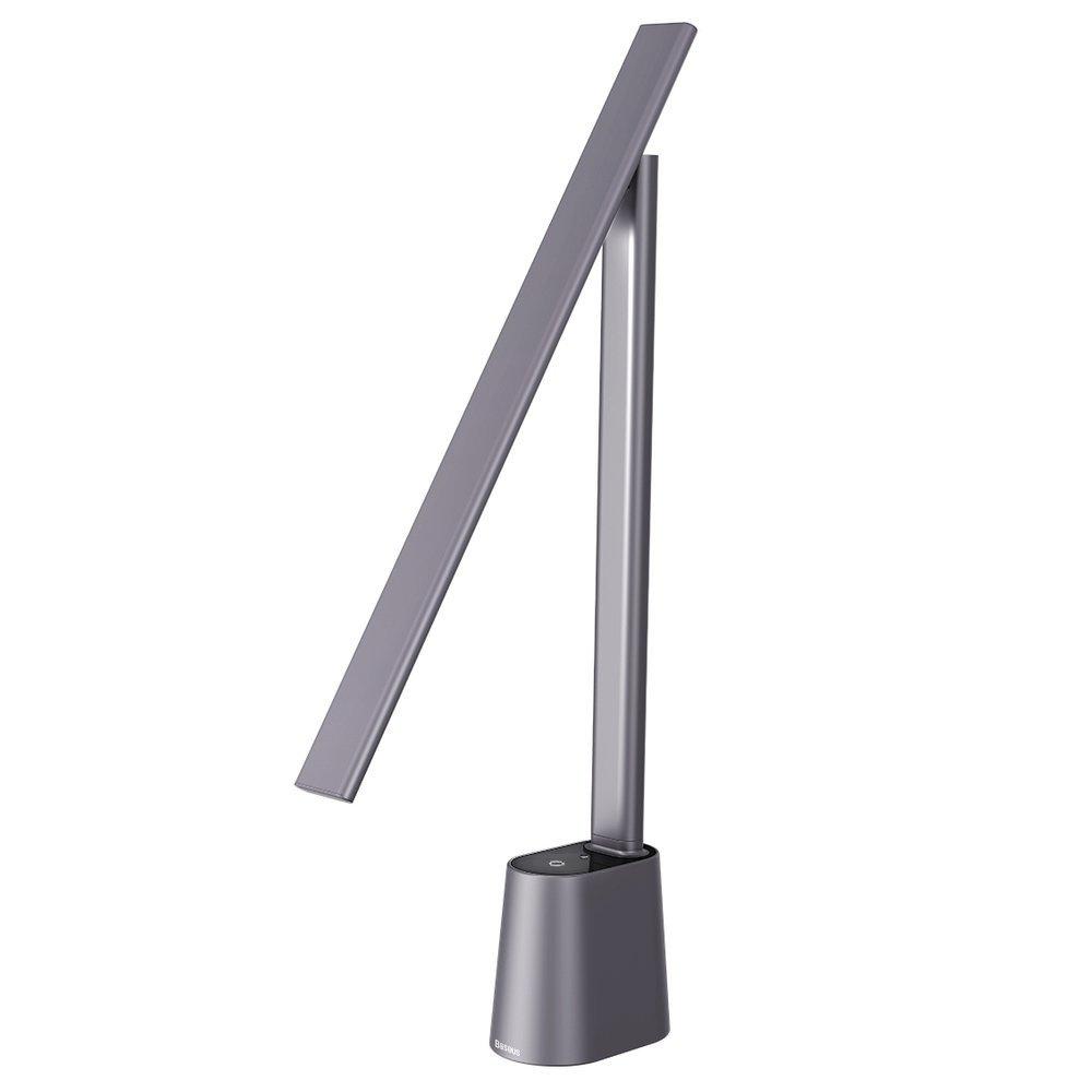Bezdrátová stolní LED lampa Baseus Smart Eye s baterií 2200 mAh, šedá (Model DGZG-0G)