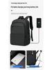 2025 Trendy Men's Large Capacity Student Backpack - Simple Business Shoulder Bag