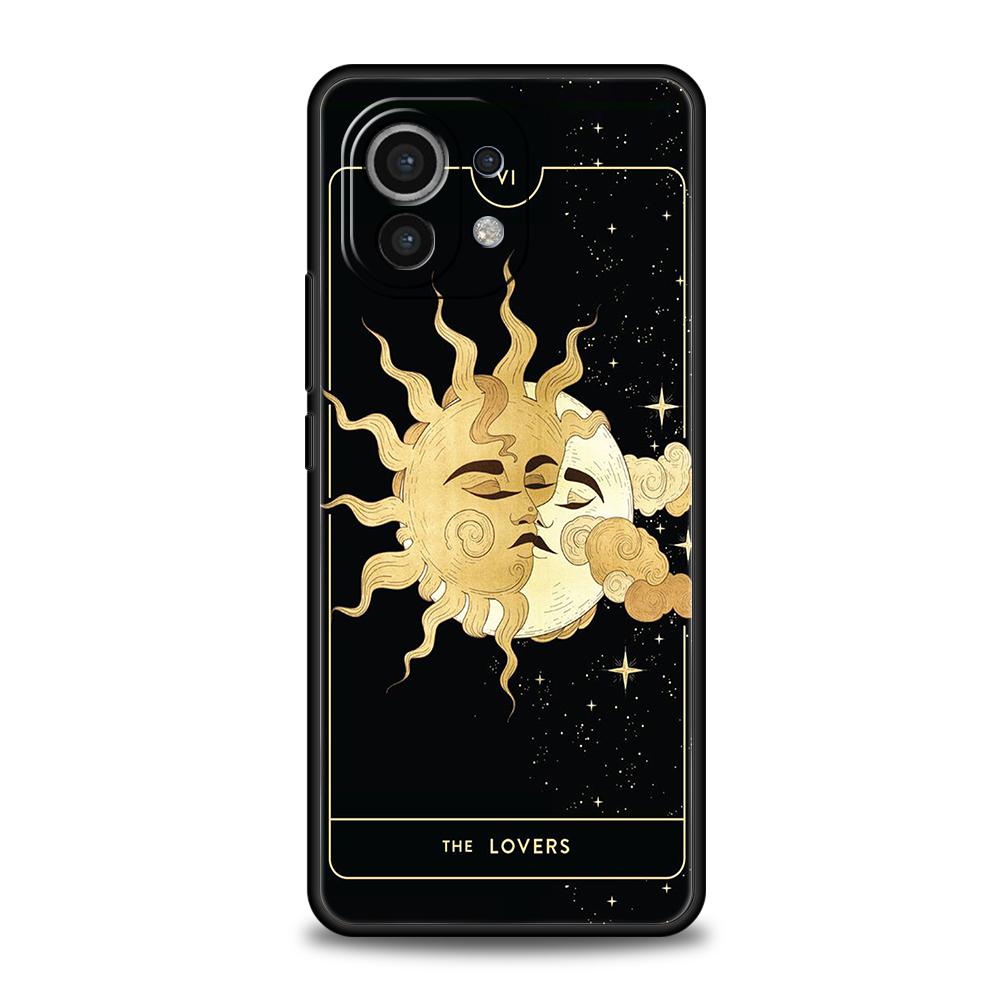 Witches Moon Tarot Mystery Totem Phone Case for Xiaomi Poco F4 F3 X3 X4 X5 GT NFC M3 M4 11 Ultra 12 13 Note 10 Pro Lite 5G Cover