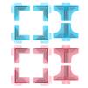 6pcs Corner Guides For Chipboard Boxes Divider Assembly Clamps For Gift Box Making DIY Scrapbooking Book Cover Papers Card