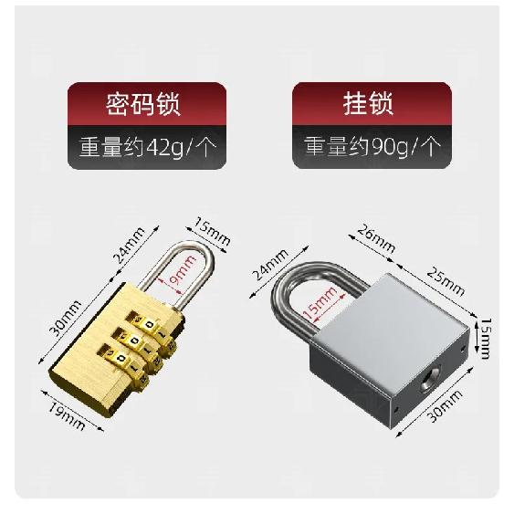 Entry Metal Door Lock Internal Locking Right Angle Lock Buckle Anti-theft Locks Password Padlock Home Cabinet Door Locks