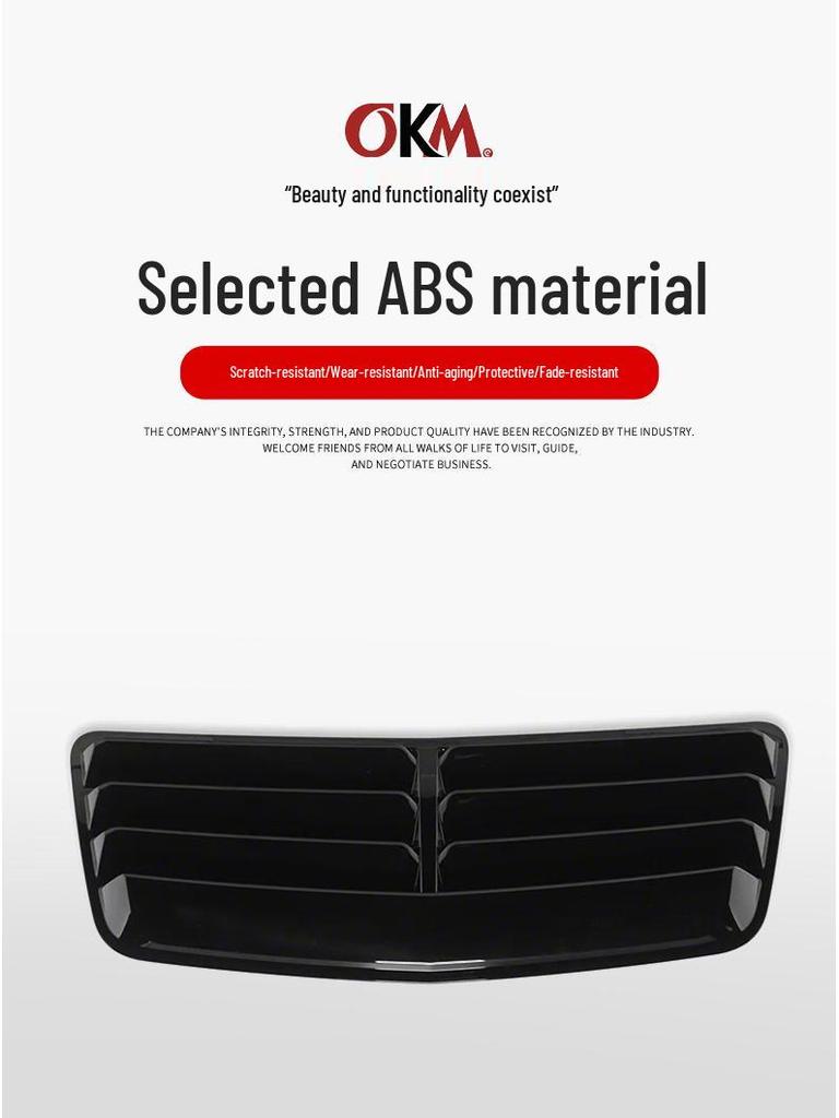 Modifizierter Motorhauben-Lufteinlass für den 2024 Ford Mustang S650 mit hohen und niedrigen Haubenaufklebern