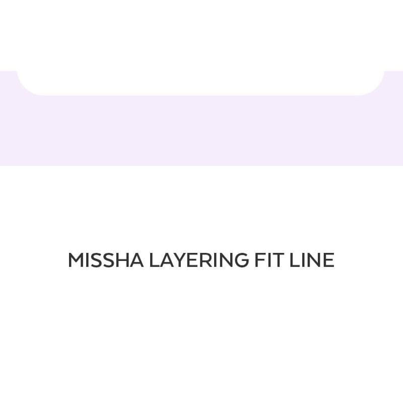 MISSHA - Layering Fit Base - 2 Colors