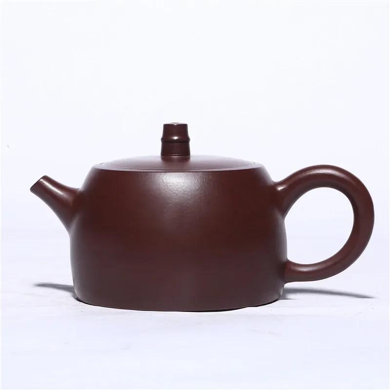 

1PCS 150ML Yixing Classic Master Handmade Raw Mineral Purple Clay Teapot Zisha Ball Hole Filter Tea Set