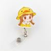 Name Card Clips Nurse Badge Holder Easy Pull Buckle ID Card Holder Retractable Badge Reel  Name Tag