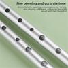 Portable Irish Whistle Flute C/D Key Ireland Tin Penny Whistle 6 Hole Flute Traditional Musical Instruments Durable