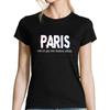 Women's T-shirt - City Humor Collection - Black - Short Sleeves - Round Neck