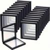 10Pcs Floating Display Case Jewelry Storage Box Holder Stands Transparent Frame Gift Box Dustproof Stackable Coin Medals