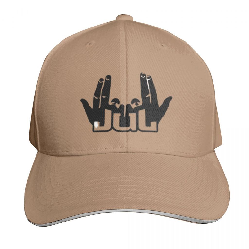 Cappellino con Logo Rapper Jul Moda Casual Cappellini da Baseball Cappello Regolabile Hip Hop Estivo Unisex Cappellini da Baseball