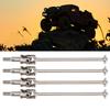 4pcs   Drive Shaft Steel Swing Shaft RC Accessory Fit for   94111 1/10 RC Car