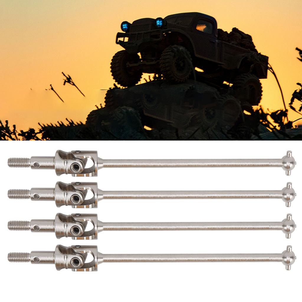 4pcs   Drive Shaft Steel Swing Shaft RC Accessory Fit for   94111 1/10 RC Car