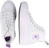 Sneakers Converse Chuck Taylor All Star Move High Top Platform White/pixel Purple/white