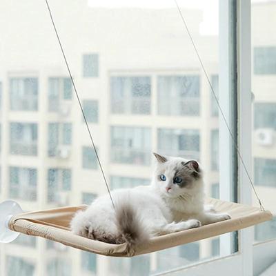 Kedi Hamak Sevimli Asılı Yataklar Rahat Güneşli Koltuk Pencere Montajı Evcil Hayvan Ürünü Yumuşak Evcil Hayvan Rafı Malzemeleri Çıkarılabilir Taşıma 20kg