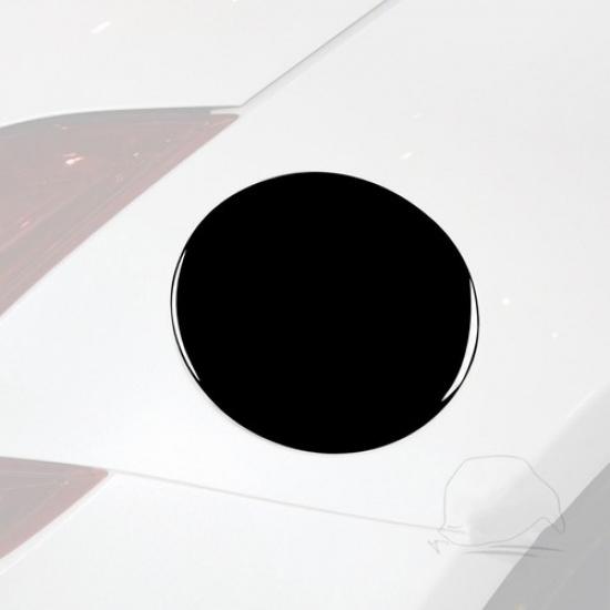 Piano Black Exterior Door Fuel Tank Gas Cap Cover Trim For Nissan 370Z Z34 09-20
