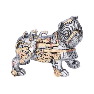 Dog Ornament Durable Resin Small Compact Modern Style Home Decoration for Living Room Gift