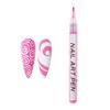 12 Colors Nail Art Pen Set Gel Painting Liner Pen Waterproof Quick Dry DIY Nail Marker Graffiti Dot Gel Pencil for Home Salon