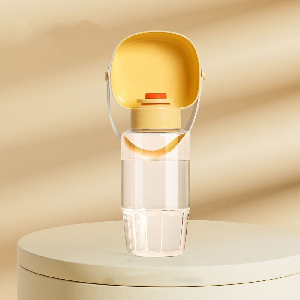 Food Container Dog Outdoor Drinking Bowl Lightweight 2 In 1 Pet Water Dispenser  Camping