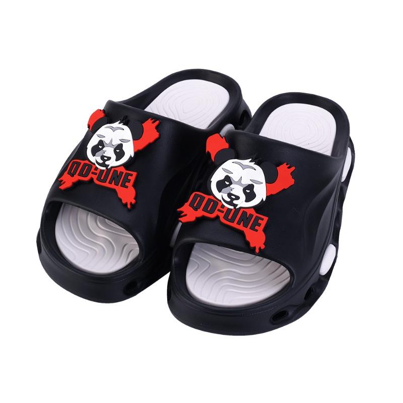 New summer men's one-word drag indoor and outdoor non-slip wear-resistant trend EVA slippers beach shoes
