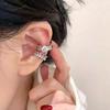 Asymmetrical Zirconia Wheat Ear Cuff: Luxury & Cool Earring, No Piercing Required