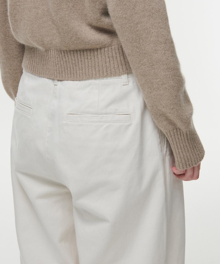 MUSINSA STANDARD WOMAN Women'S Wide Chino Pants [Cream]