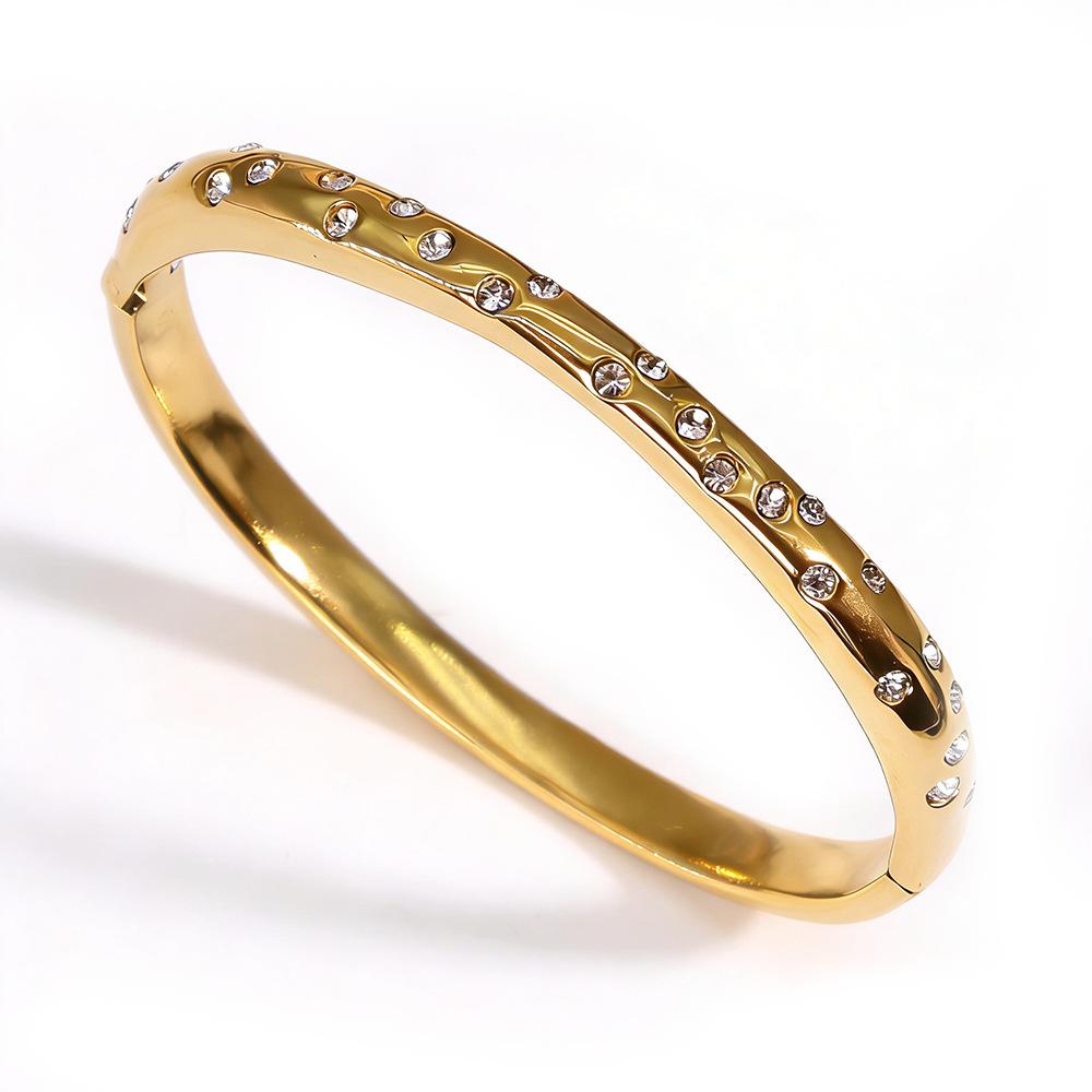 Nyt Temperament Niche Armbånd Stjerne Zirkon Hånd Smykke Stjerne og Måne Elegant Dame Armbånd