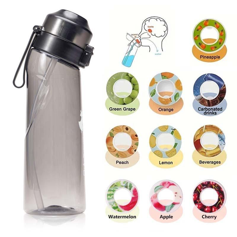 2026 Playing Cup Wearing 10 Flavors Gradual Change Water Cup 0 Sugar 0 Calorie Fragrance Cup Fragrance Ring 650ml (tritan material)