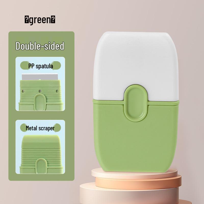 Double-Headed Scraper & Squeegee: Car Tint, Kitchen, and Floor Glue Remover, Scratch-Free Putty Knife, Cellphone Film Applicator.