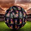 KPop Demon Hunters Print Size 5 Soccer Ball, Standard Match Football for Sports Game and Team Practice, Ideal Gift for Soccer Fans