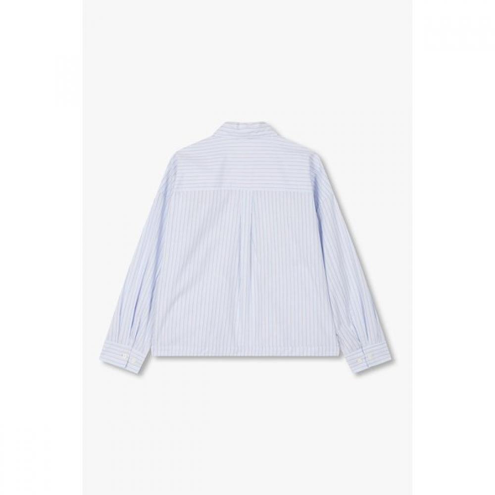 Studio Tomboy Stripe String Detail Shacket 9176221981ar 