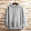 Felpa con cappuccio unisex in velluto plus a vestibilità ampia - Stile coreano primavera/autunno, tinta unita