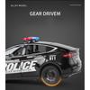 1/24 Tesla Model Y SUV Alloy Police New Energy Car Model Diecast Metal Vehicles Car Model Simulation Sound and Light Children Toy Gift