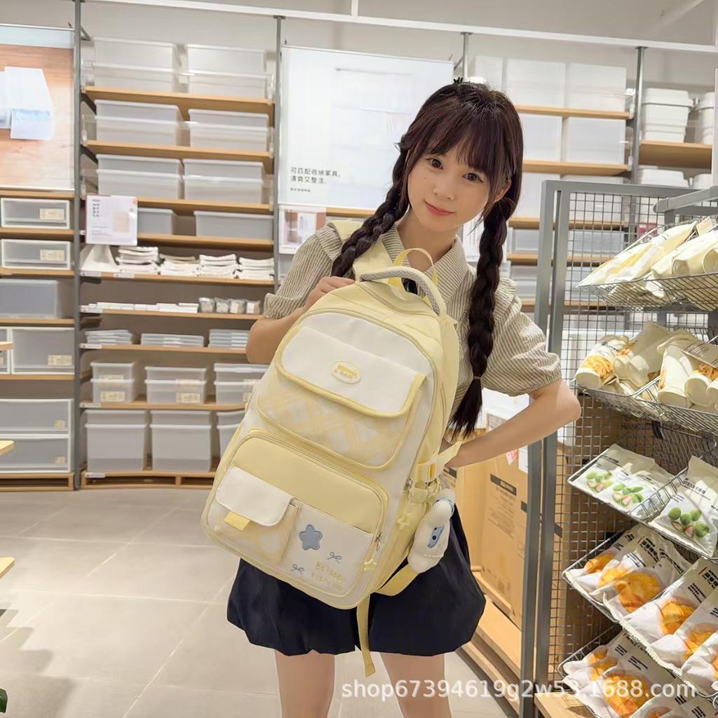 Schoolbag new Mori small fresh college wind sweet backpack junior high school primary school schoolbag multi-compartment casual backpack