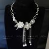 Women Niche Clavicle Chain Trendy Sweet Cool Floral Fringed Choker Personalized Versatile Daily Fashion Neck Accessories