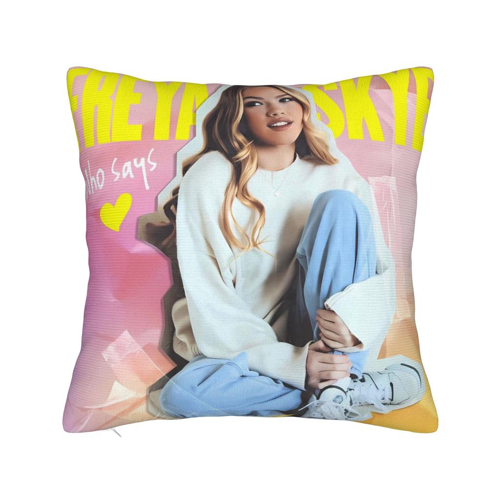 S-Freyas Skye British Singer Pillow Case  Print Pillow Cover Funny Pillowcases For Sofa Home Decor