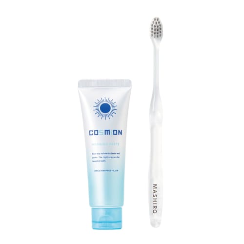 

[Самый сильный отбеливающий набор зубной пасты] Удаляет пожелтение, изменение цвета, пятна и налет для более белых зубов. Самоклеящийся, Сделано в Японии, 100 г + Обычный S