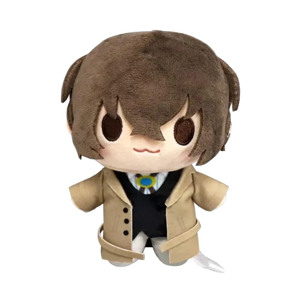 Nakahara Chuuya Dazai Osamu Plush Cotton Doll Body Dress Up Plush Stuffed Toy Cosplay Cartoon Stuffed Toys Children Gifts 20cm