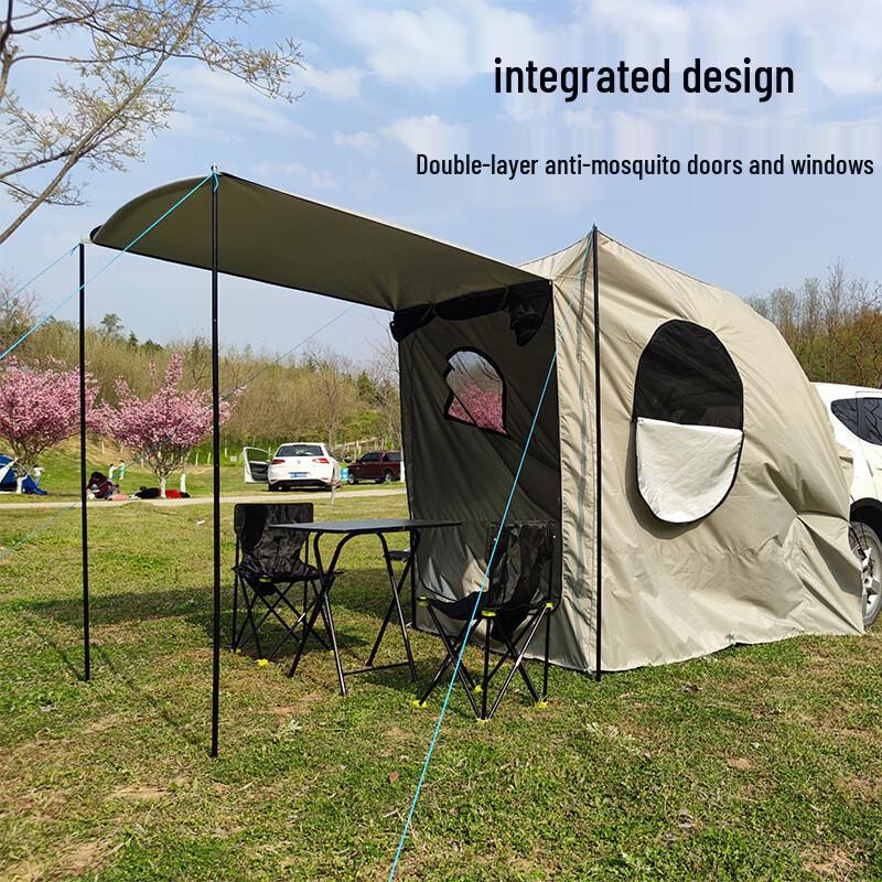 ZISIZ Car Roof Extension Camping Tent