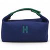 Auth Bride a Brac PM Handbag Vanity Pouch Navy Canvas H104222Mv01 He9868nr