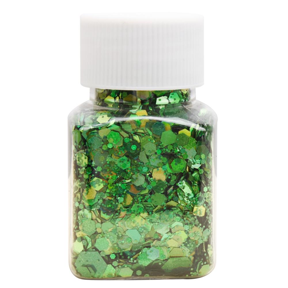 15 Colors Holographic Chunky Glitter 30G/Jar Laser Flakes Nail Glitter For Jewelry Making DIY Sewing Resin Art Craft Sequins