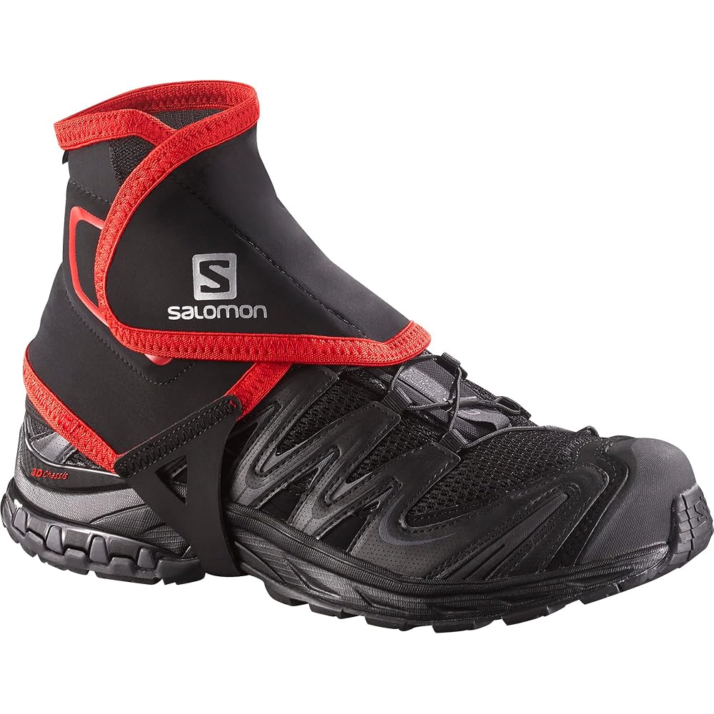Salomon Trail Gaiters High L38002100 Black Waterproof Outdoor Gear for Hiking and Trail Running