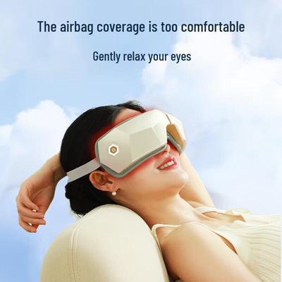 Hezheng Smart Eye Massager with Heat, Bluetooth Music & Airbag Massage CN Plug (adapter Included)