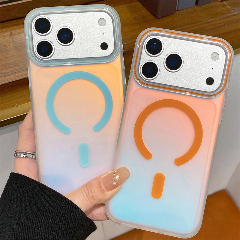 Gradient Laser IMD Phone Case for iPhone 17 Pro Max, Fits Colorful Models 16/15/14/13