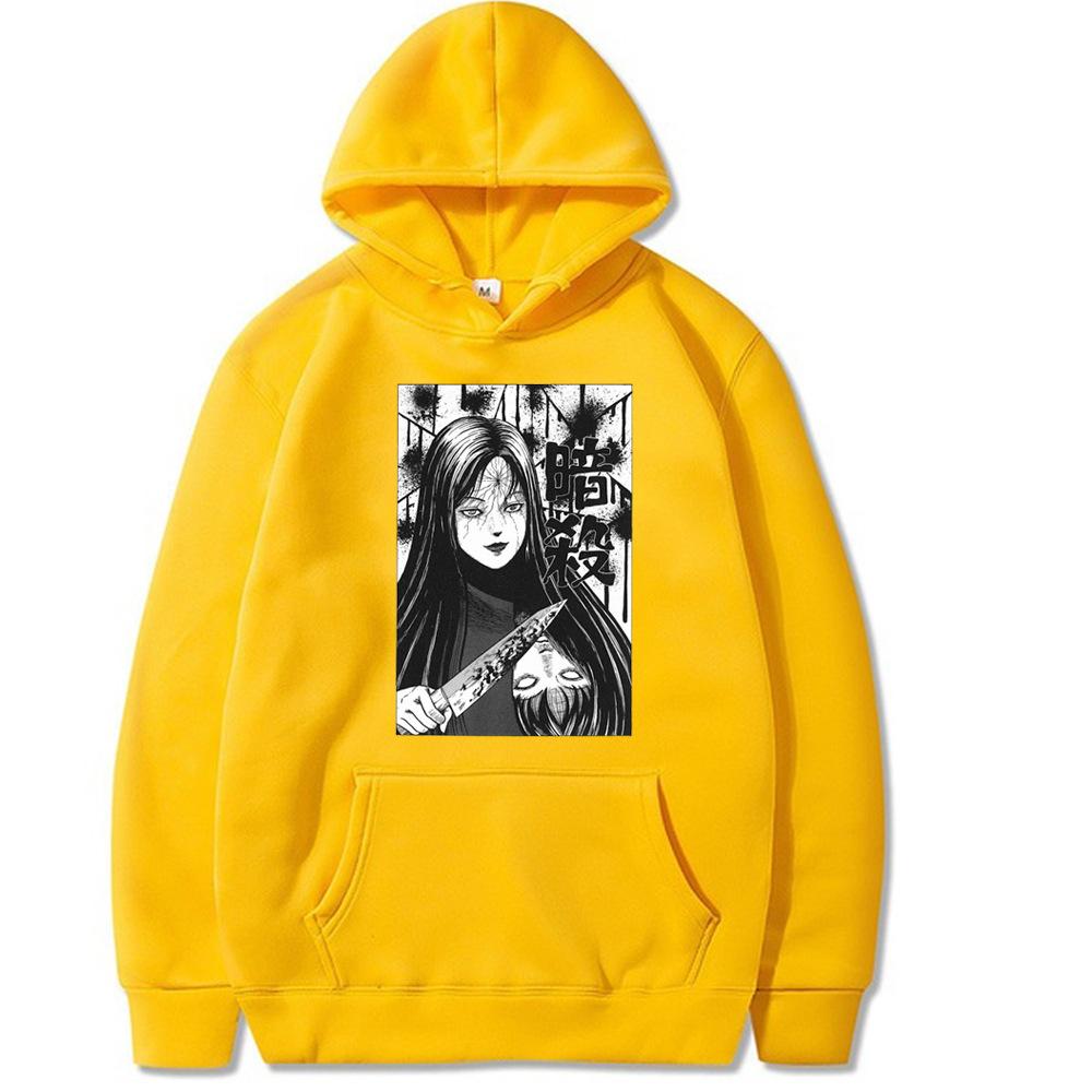 Japanese Comics Maruo Suehiro Hoodie Junji Ito Men's Hoodie Sweatshirt Men Women Fashion Design Pullover Fleece Hoodies